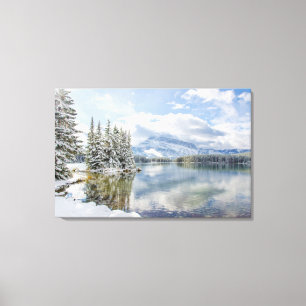 Toile Parc national de Banff en hiver