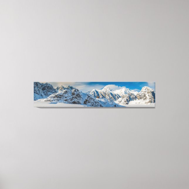 Toile Parc national de Denali, Ruth Glacier Pano (Recto)