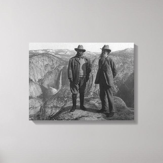 Toile Parc national de John Muir Teddy Roosevelt Yosemit (Recto)
