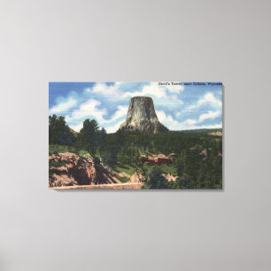 Toile Parc national de Teton, WY - la tour du diable