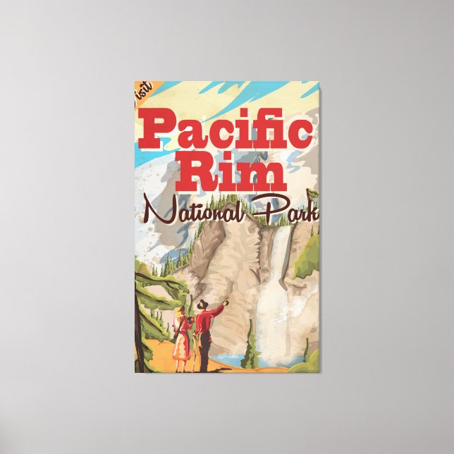 Toile Parc national du Canada Pacific Rim Poster (Recto)