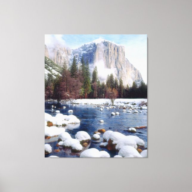 Toile Parc national Yosemite d'hiver (Recto)