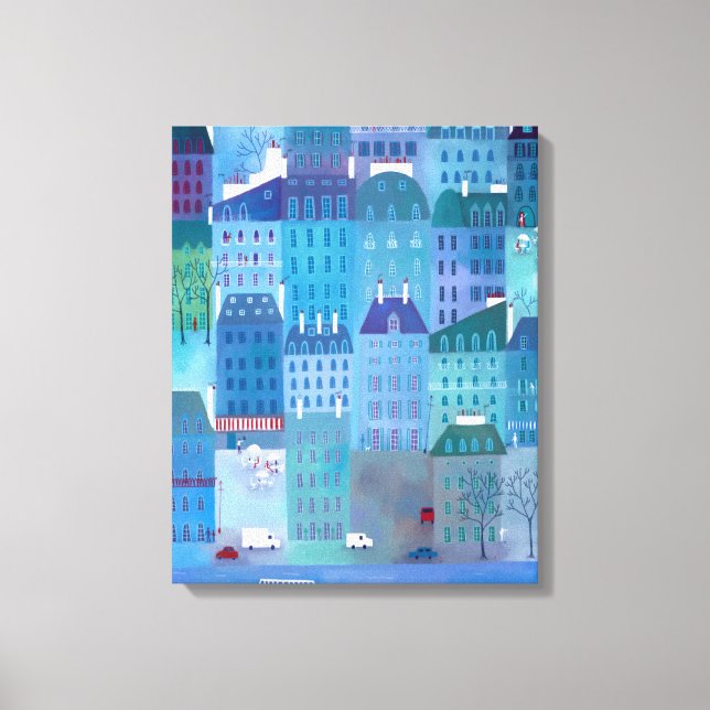 Toile Paris Blues (Recto)