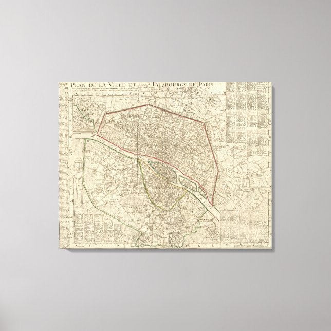 Toile Paris France (Recto)