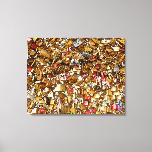 Toile Paris Love Padlocks 2 (Recto)