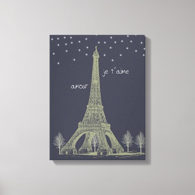 Toile Paris Nuit (Recto)