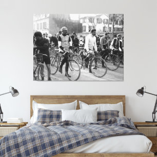Toile Paris-Roubaix Course Cycliste 1907 Couleurs Restau