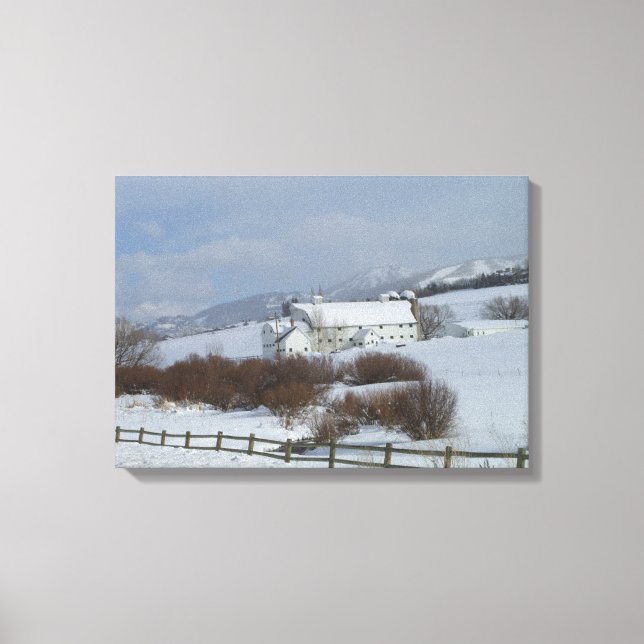 Toile Park City Barn Photo (Recto)