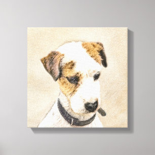 Toile Parson Jack Russell Terrier Peinture - Chien Art
