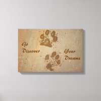 Partez à la découverte de vos rêves Pawprints Wrap