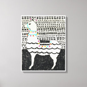 Toile Parti Llama