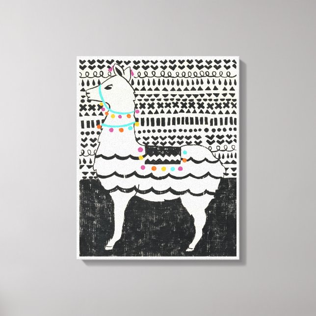 Toile Parti Llama (Recto)