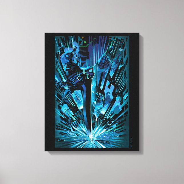 Toile Pas aujourd'hui (Recto)