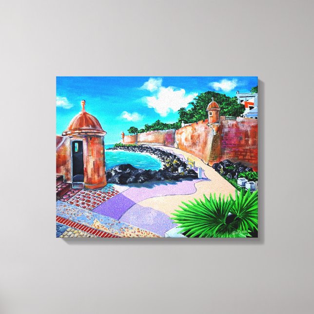 Toile Paseo de la Princesa, SJ Porto Rico - (Recto)