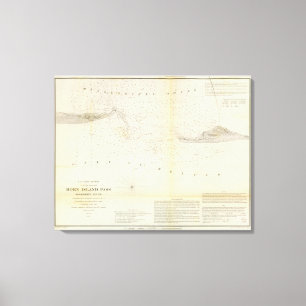 Toile Passage d'île de klaxon