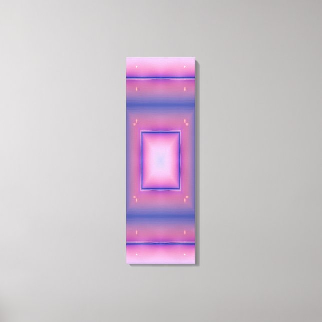Toile Pastel Neon Portail Kaleidoscope Mur Art (Recto)