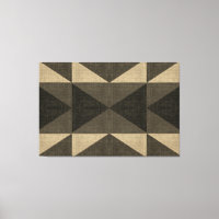 "PATCHWORK QUILT - CARRÉS NOIRS ET TONNES"