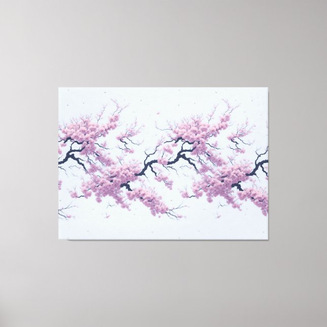 Toile Pattern Cherry Blossoms (Recto)