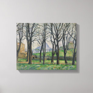 Toile Paul Cezanne Châtaigniers à Jas de Bouffan, c