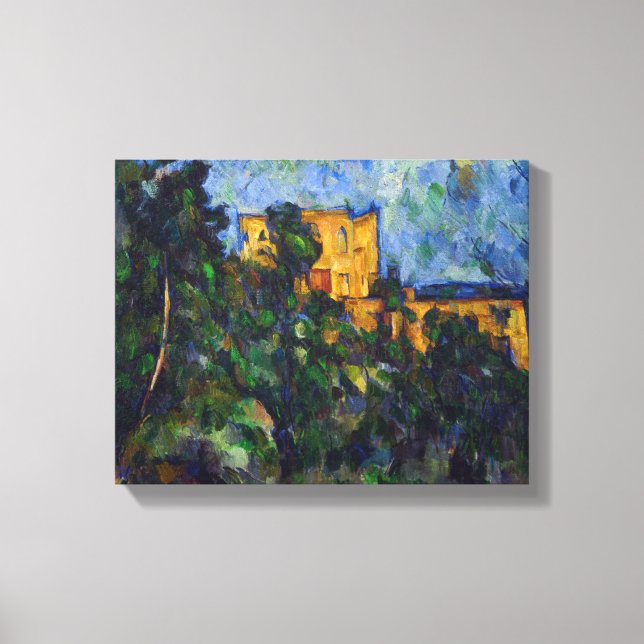 Toile Paul Cezanne - Château Noir (Recto)