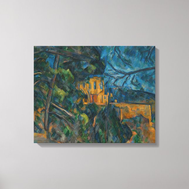 Toile Paul Cezanne - Château Noir (Recto)