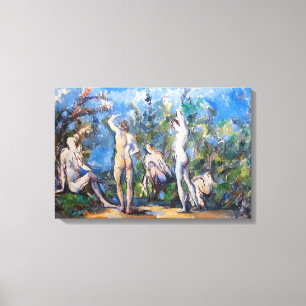 Toile Paul Cezanne - Cinq Baigneurs