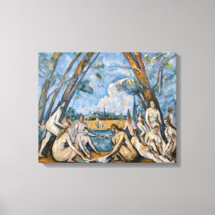 Toile Paul Cezanne - Les Grandes Baigneuses