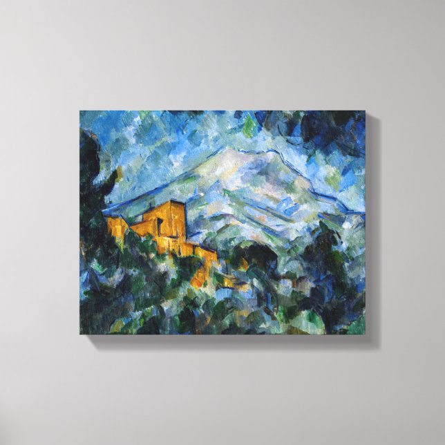 Toile Paul Cezanne - Mont Saint-Victoire & Château Noir (Recto)