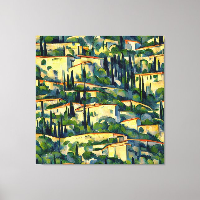 Toile Paul Cézanne - Mont Sainte-Victoire 1887 Style Art (Recto)