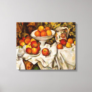 Toile Paul Cezanne Pomples Oranges Impressionnisme