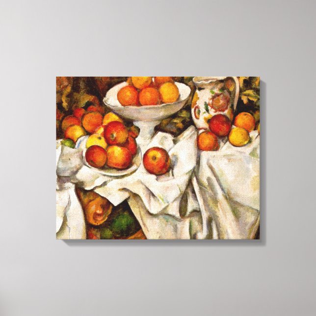 Toile Paul Cezanne Pomples Oranges Impressionnisme (Recto)