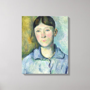 Toile Paul Cezanne Portrait de Madame Cezanne, 1885-18