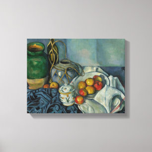 Toile Paul Cezanne - Vie morte avec pommes