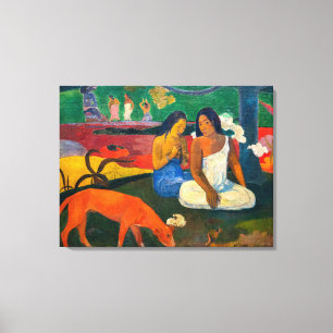Toile Paul Gauguin - Arearea / Le Chien Rouge