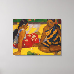 Toile Paul Gauguin - Femmes tahitiennes / Parau Api