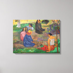 Toile Paul Gauguin - La Conversation / Les Parau Parau