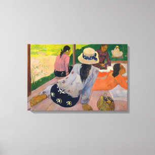 Toile Paul Gauguin - La Siesta