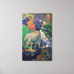 Toile Paul Gauguin - Le Cheval Blanc