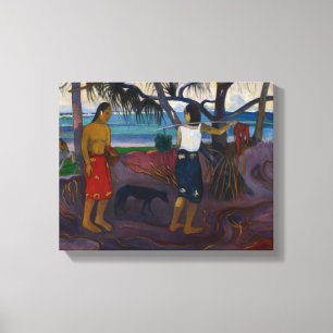 Toile Paul Gauguin   sous le Pandanus, 1891 (huile sur