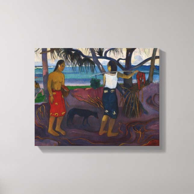 Toile Paul Gauguin | Under the Pandanus, 1891 (huile sur (Recto)