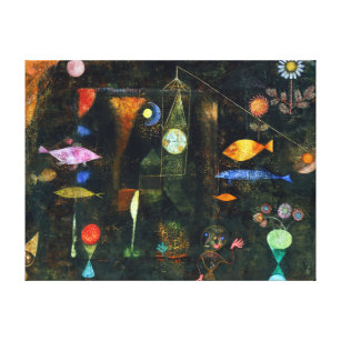 Toile Paul Klee Fish Magic