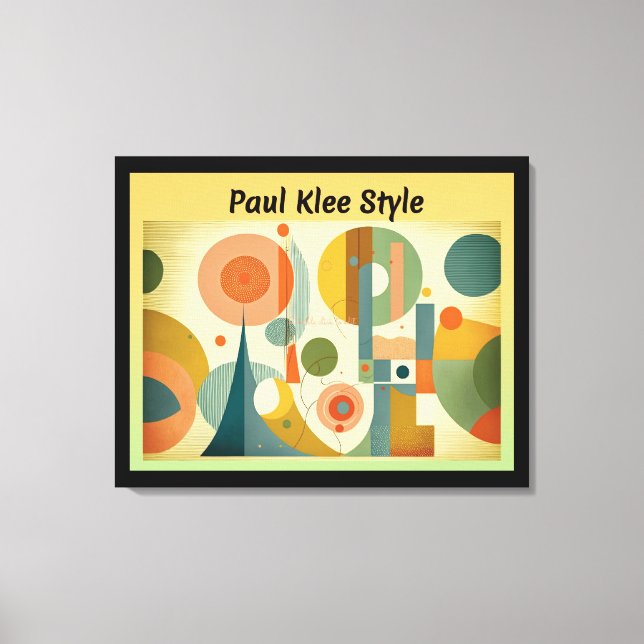 Toile Paul Klee Style (Recto)