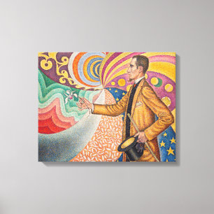 Toile Paul Signac - Portrait de M Felix Feneon, Opus 217