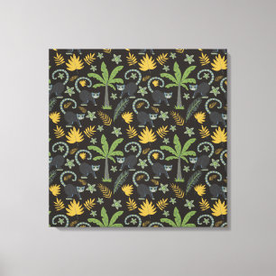 Toile Paume de singe motif sans soudure