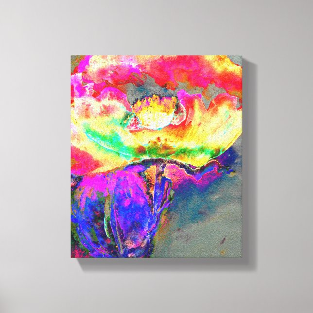 Toile Pavot jaune (Recto)