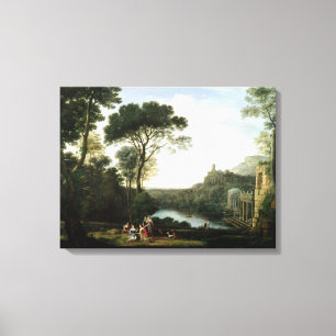 Toile Paysage avec l'Egeria de nymphe