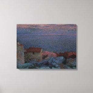 Toile Paysage côtier (huile sur la toile)