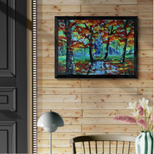 Toile Paysage d'automne
