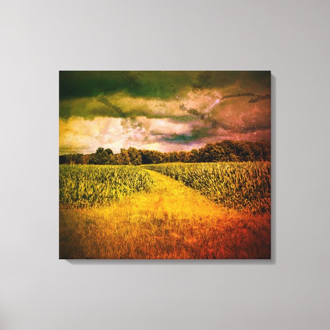 Toile Paysage de la campagne serene (Recto)