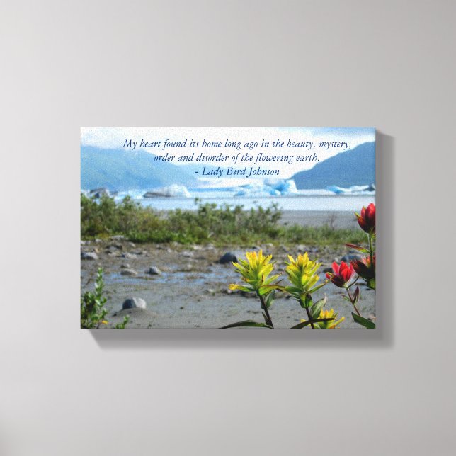 Toile Paysage de l'Alaska (Recto)
